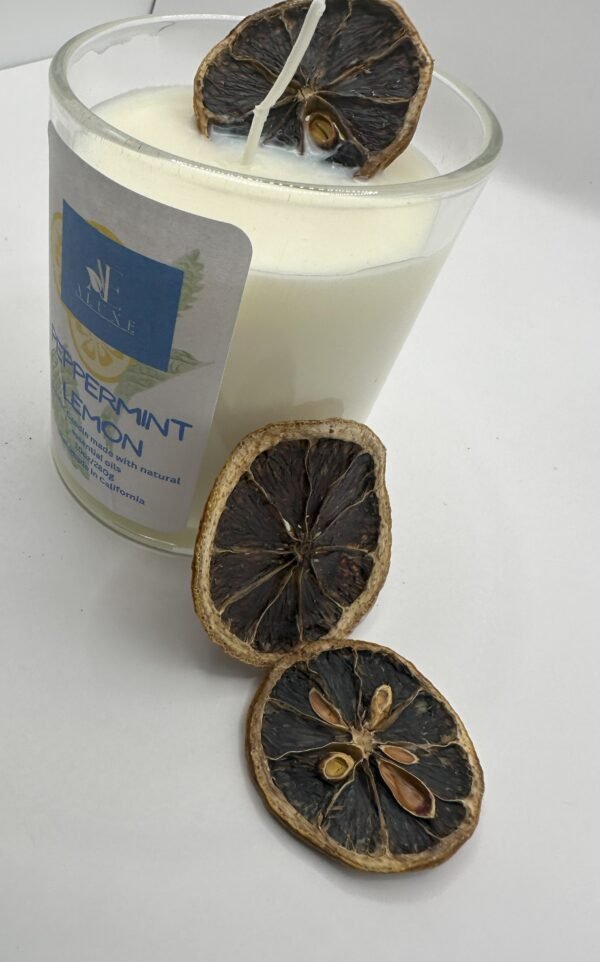 Peppermint Lemon Candle - Image 3