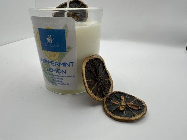 Peppermint Lemon Candle - Image 4