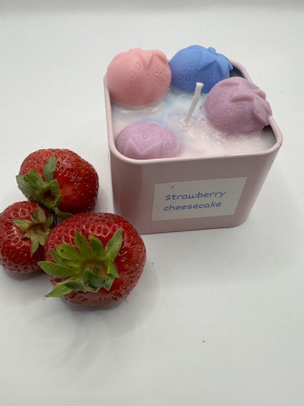 Strawberry Cheescake Candle - Image 3